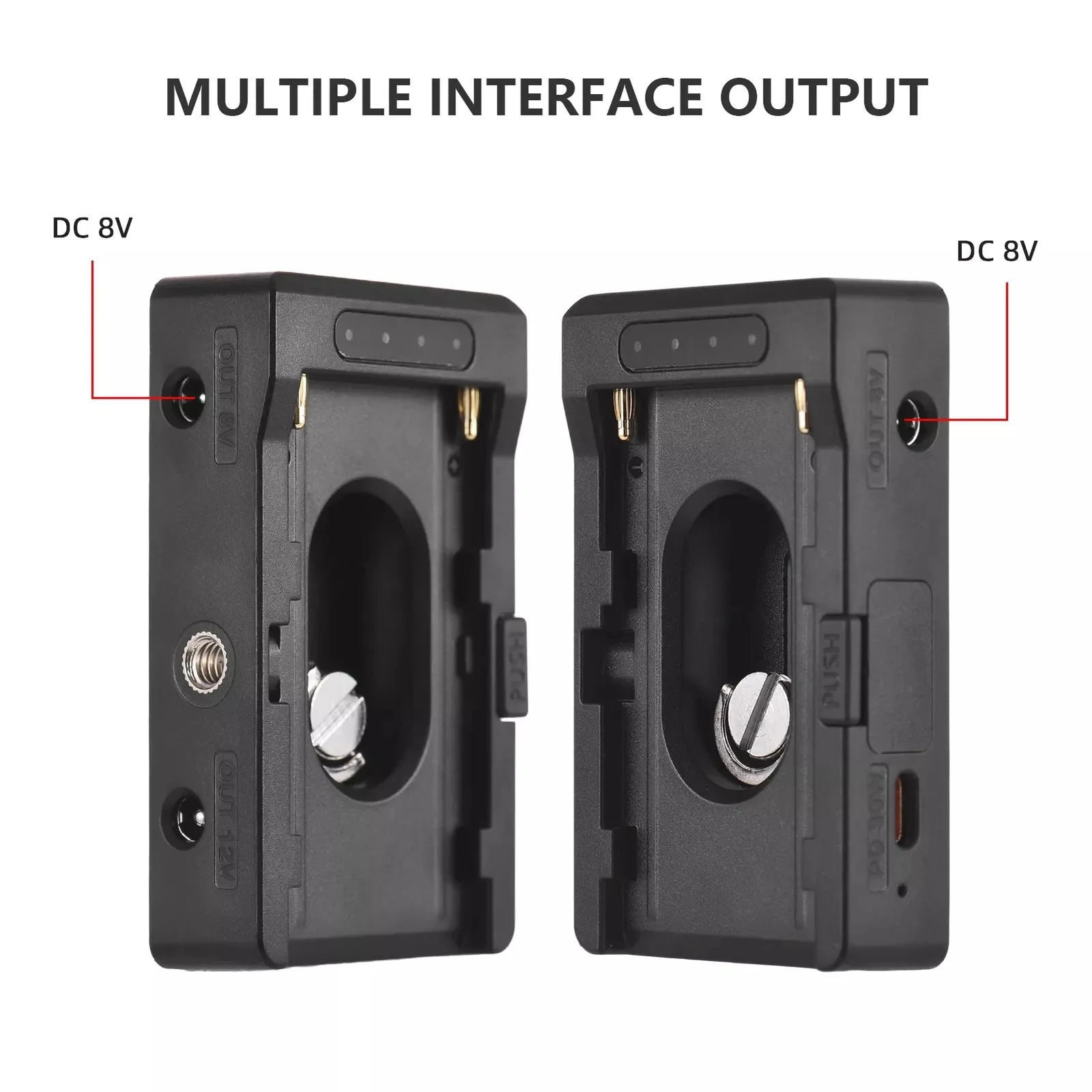 Alvin's Cables BMPCC4K Blackmagic Cinema Camera Bmcc 4K BMPCC Power Supply Mount Plate Adapter for Sony NP F970 Battery - Image 2
