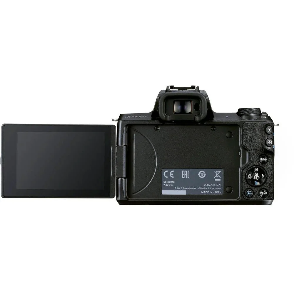 Canon EOS M50 Mark II + 15-45mm – Mirrorless Camera Kit - Image 8