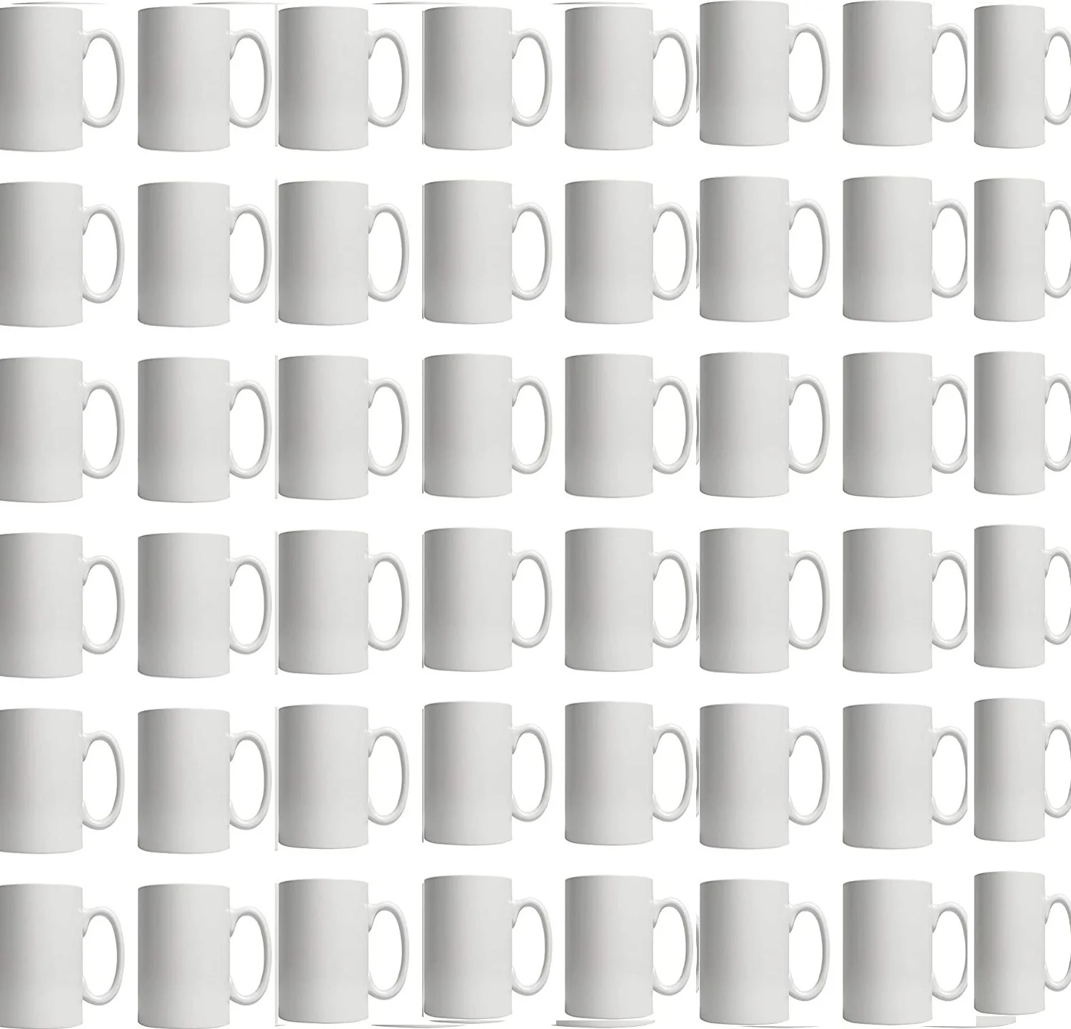 11oz White Ceramic Sublimation Coffee Mug Blank White , box of 36 - Image 2