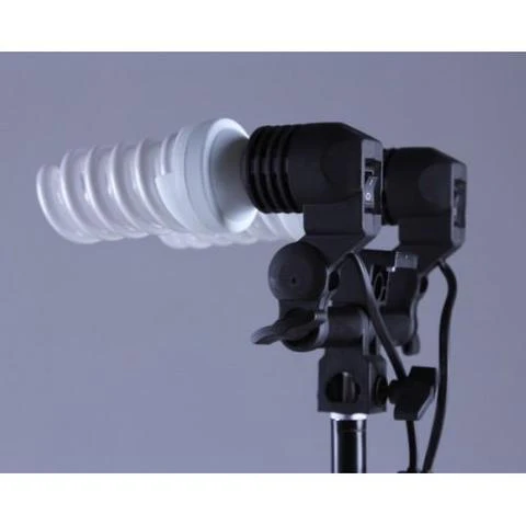 2pcs Spiral 2x 85watt Lights with Translucent umbrellas - Image 4