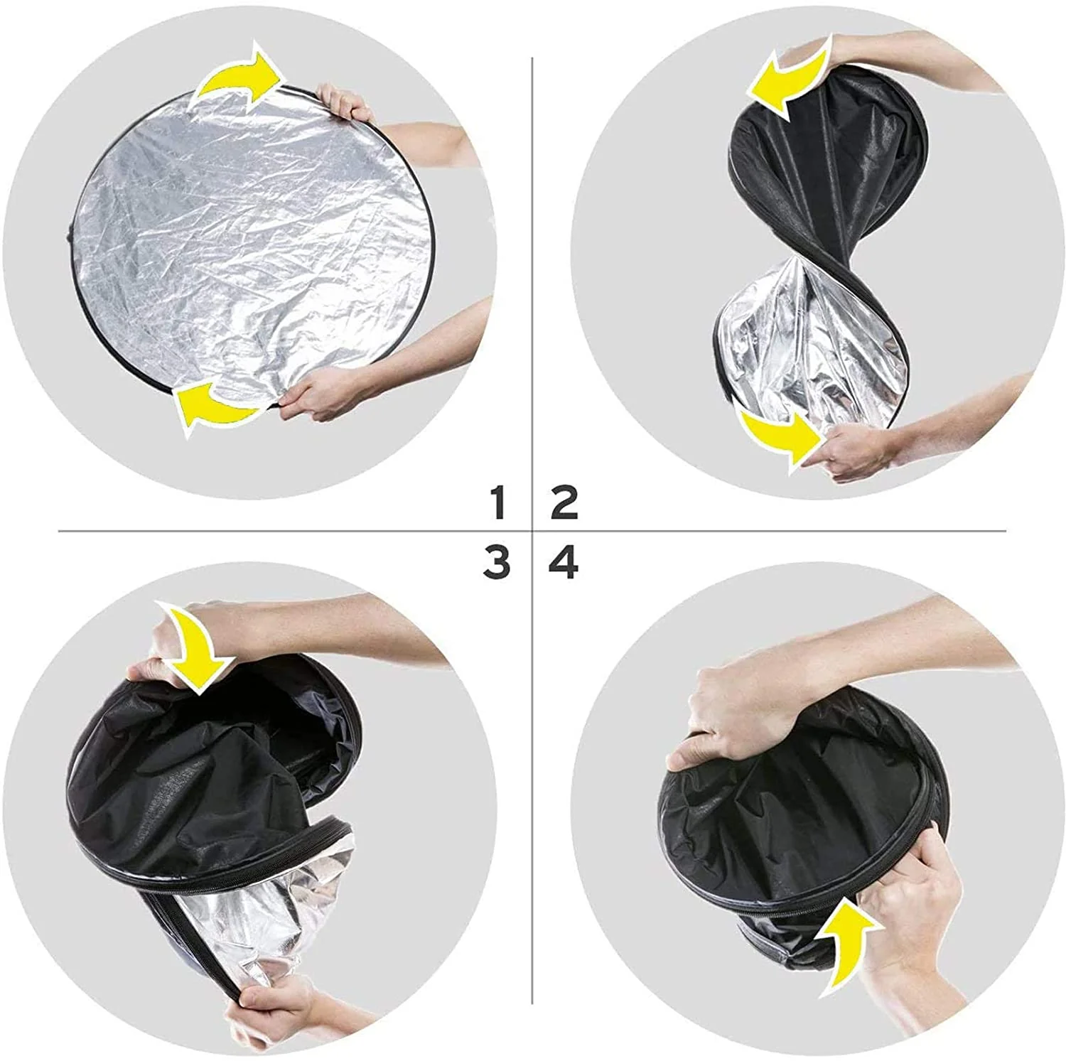 110cm 5 IN 1 photographic reflector - Image 4