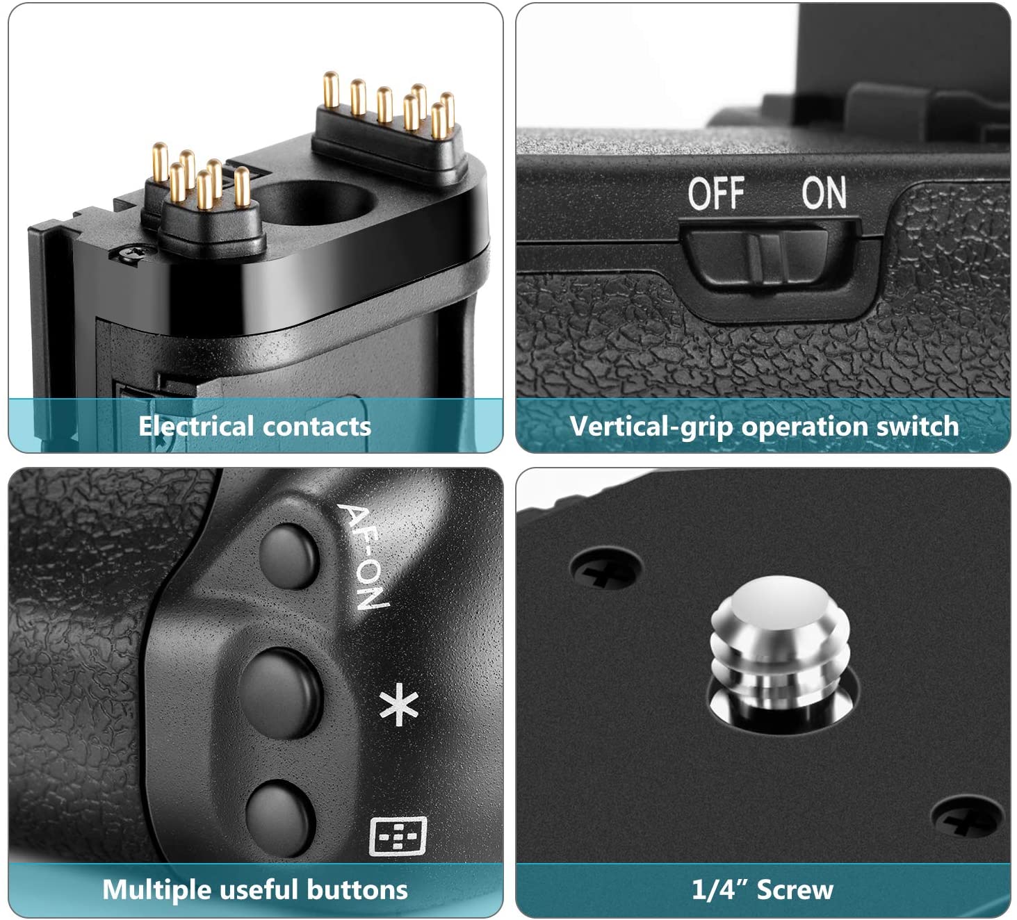 Battery Grip for Canon EOS 6D DSLR Camera (BG-E13) - Image 4