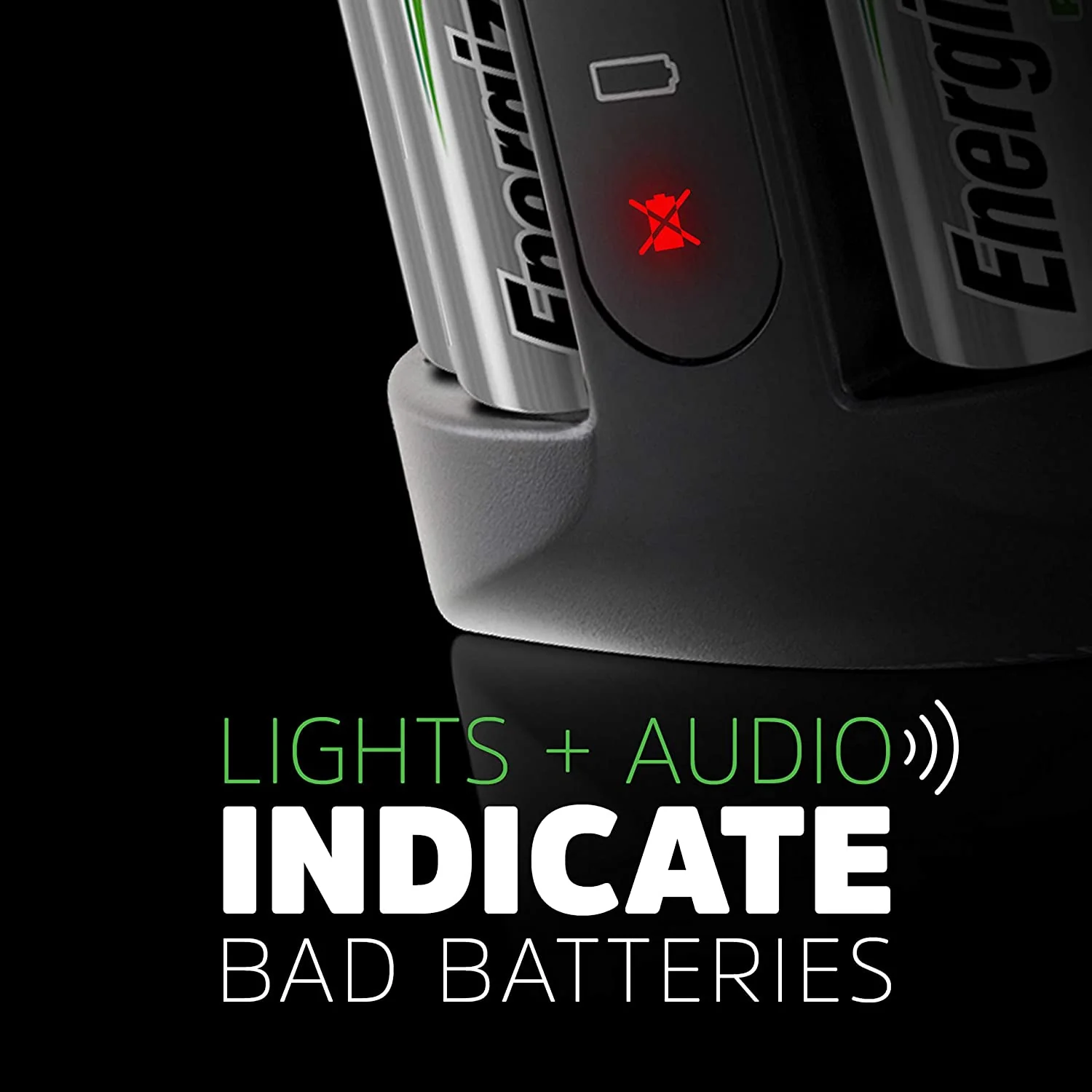 Energizer Rechargeable AA Battery Charger with 4 AA NiMH Rechargeable Batteries, - Image 3