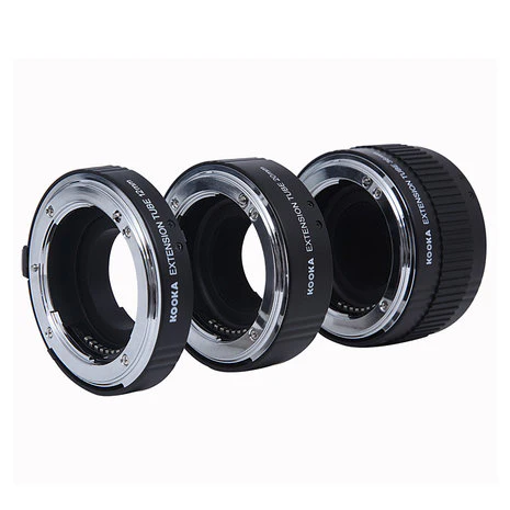 Kooka KK-N68 Extension tube set suitable for Nikon cameras (12mm,20mm,36mm) - Image 2