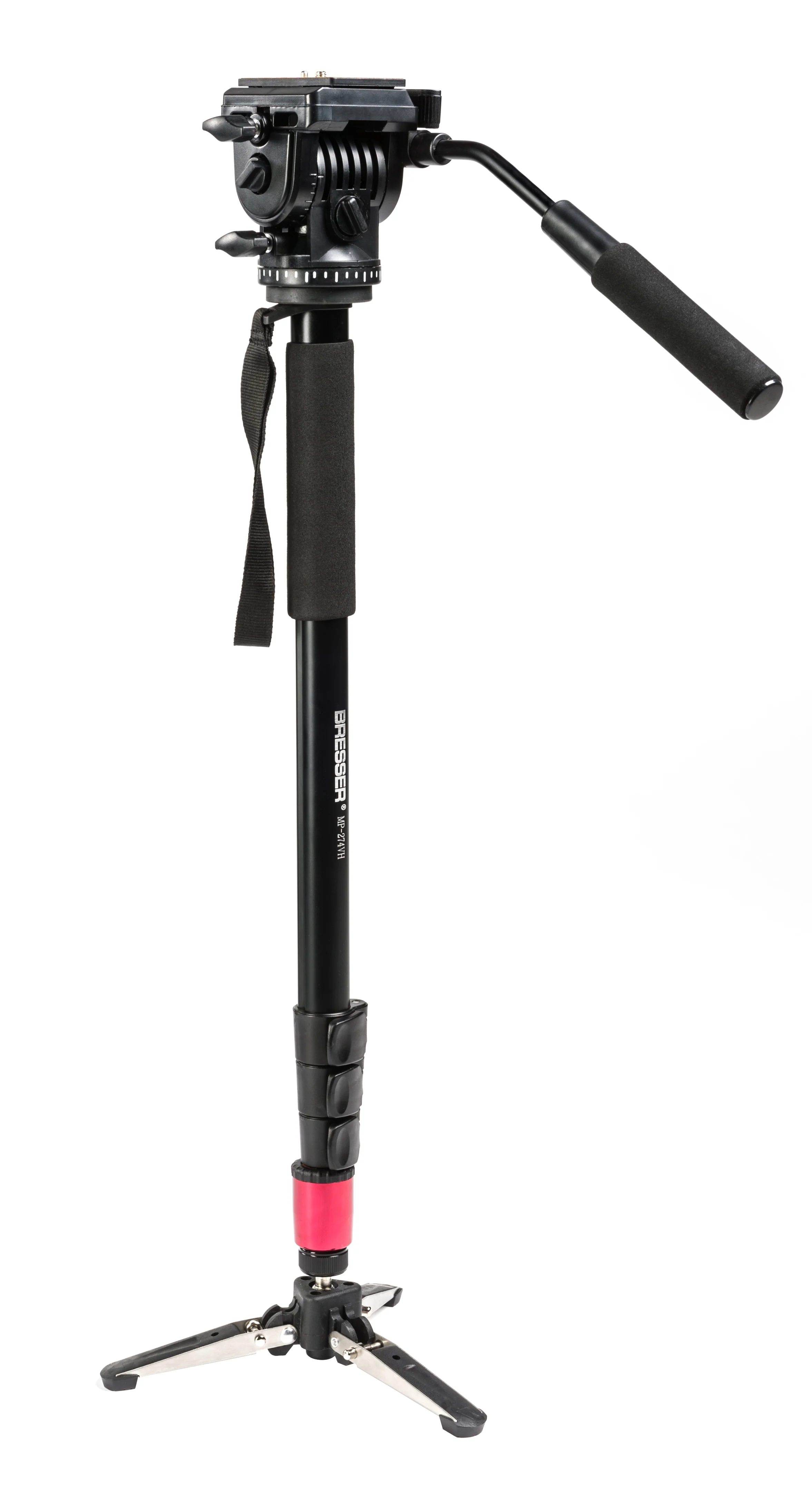Digipod MP-275V-7 Professional Aluminum Monopod with Fluid Pan Head & Folding Feet