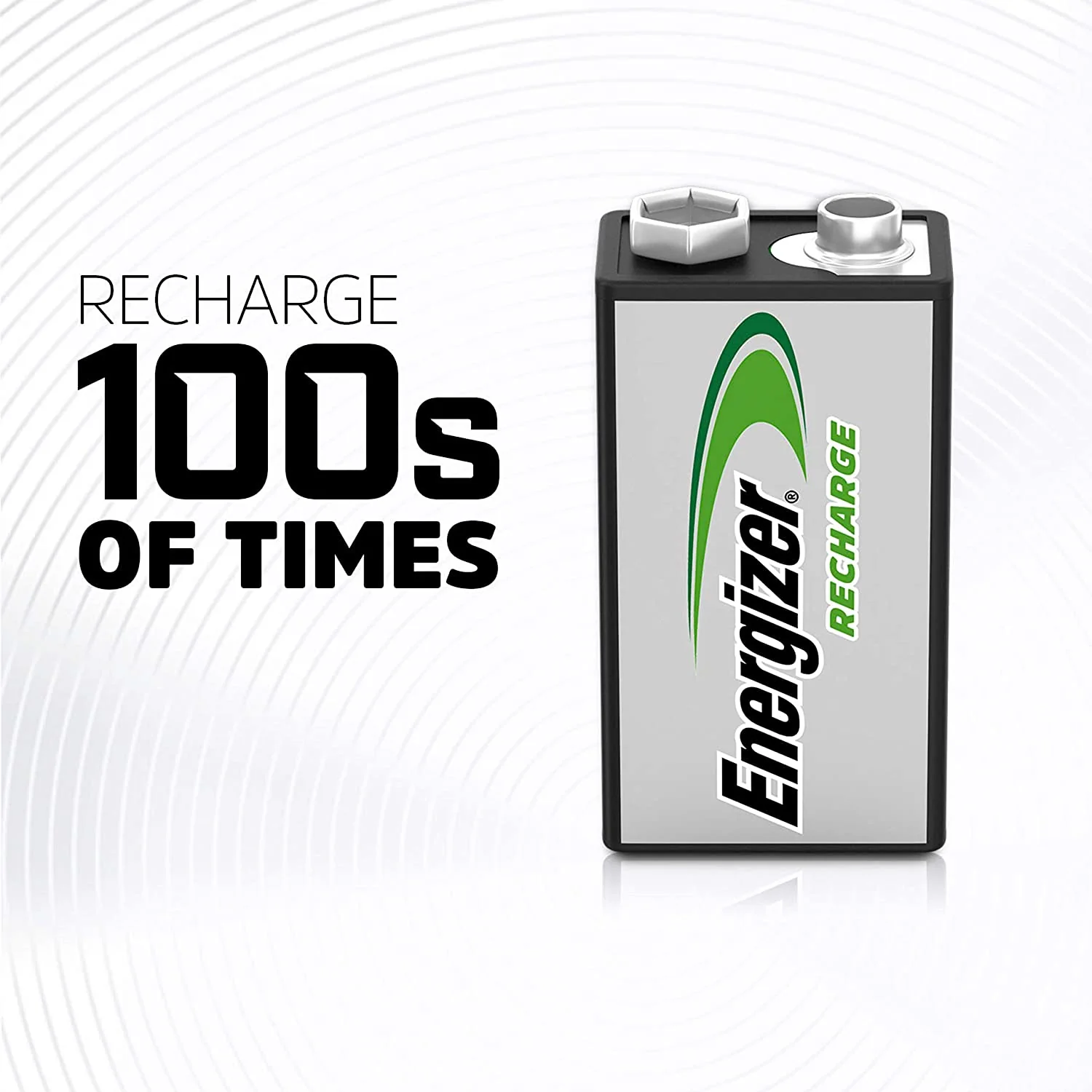 Energizer Rechargeable 9V Battery, NiMH, 175 mAh - Image 2