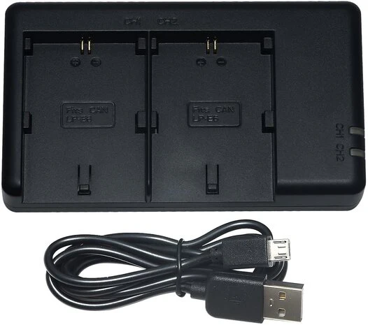 FB Dual USB Charger for canon LC-E17 - Image 2