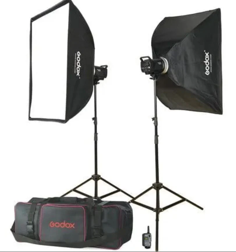 Godox MS300 2 x Monolight kit (Bag included)