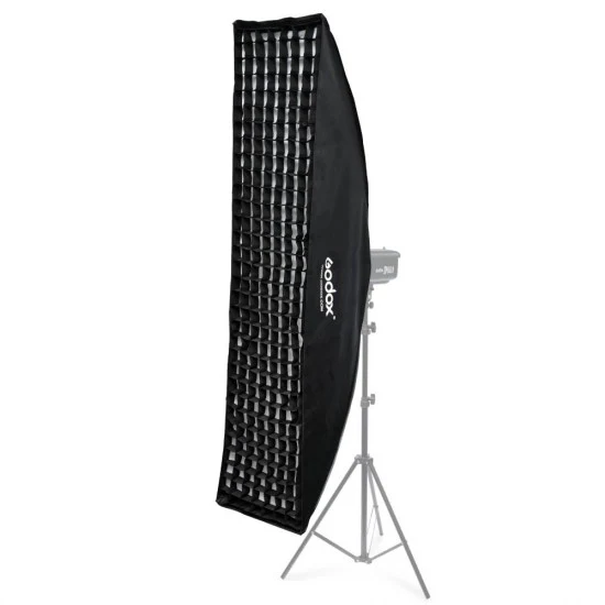 Godox SB-FW35160 Bowens Mount Strip Softbox with Grid (35 x 160cm) - Image 2