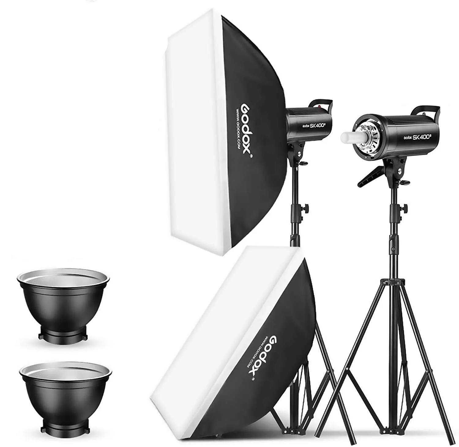 GODOX SK400II 800W 2.4G Photography Flash Studio Strobe Kit - Image 4