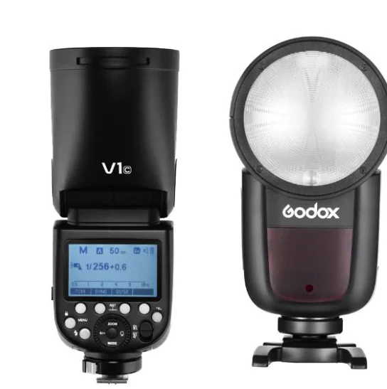 Godox V1 (C) Round Head Speedlight for Canon - Image 2