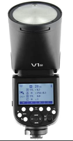 Godox V1 (N) RounGodox V1 (N) Round Head Speedlight for NIKONd Head Speedlight for NIKON - Image 2
