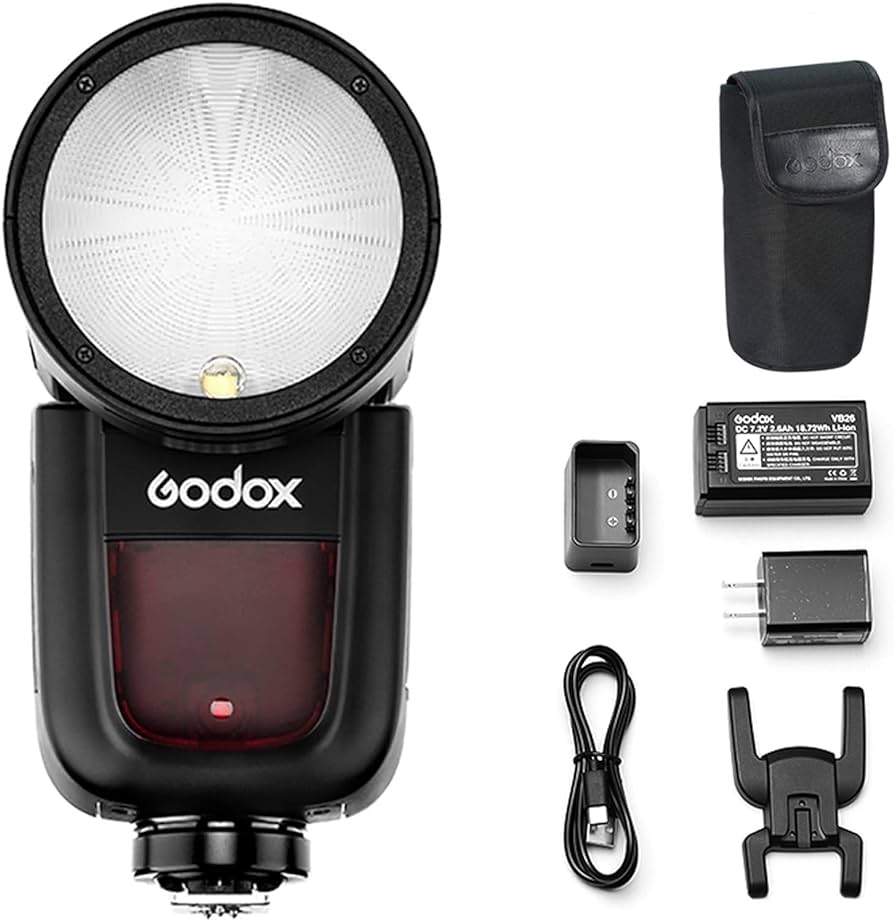 Godox V1 (O) Round Head Speedlight for Olympus - Image 2