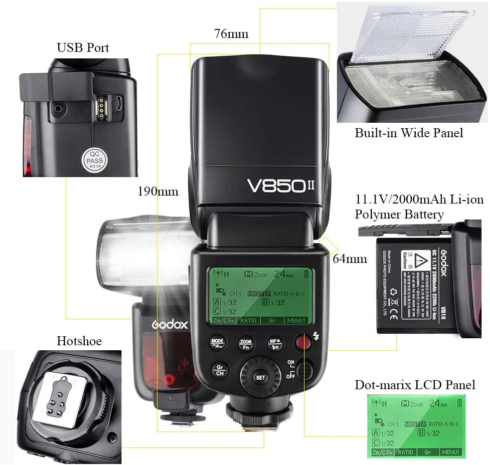 Godox V850II Ving Flash Light - Image 3