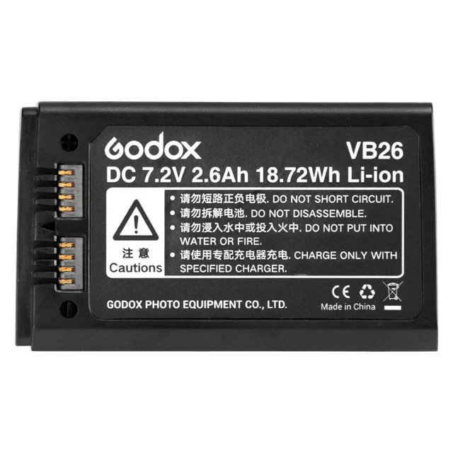Godox VB26 Lithium Battery for Godox V1 Godox V860III & V850III - Image 2