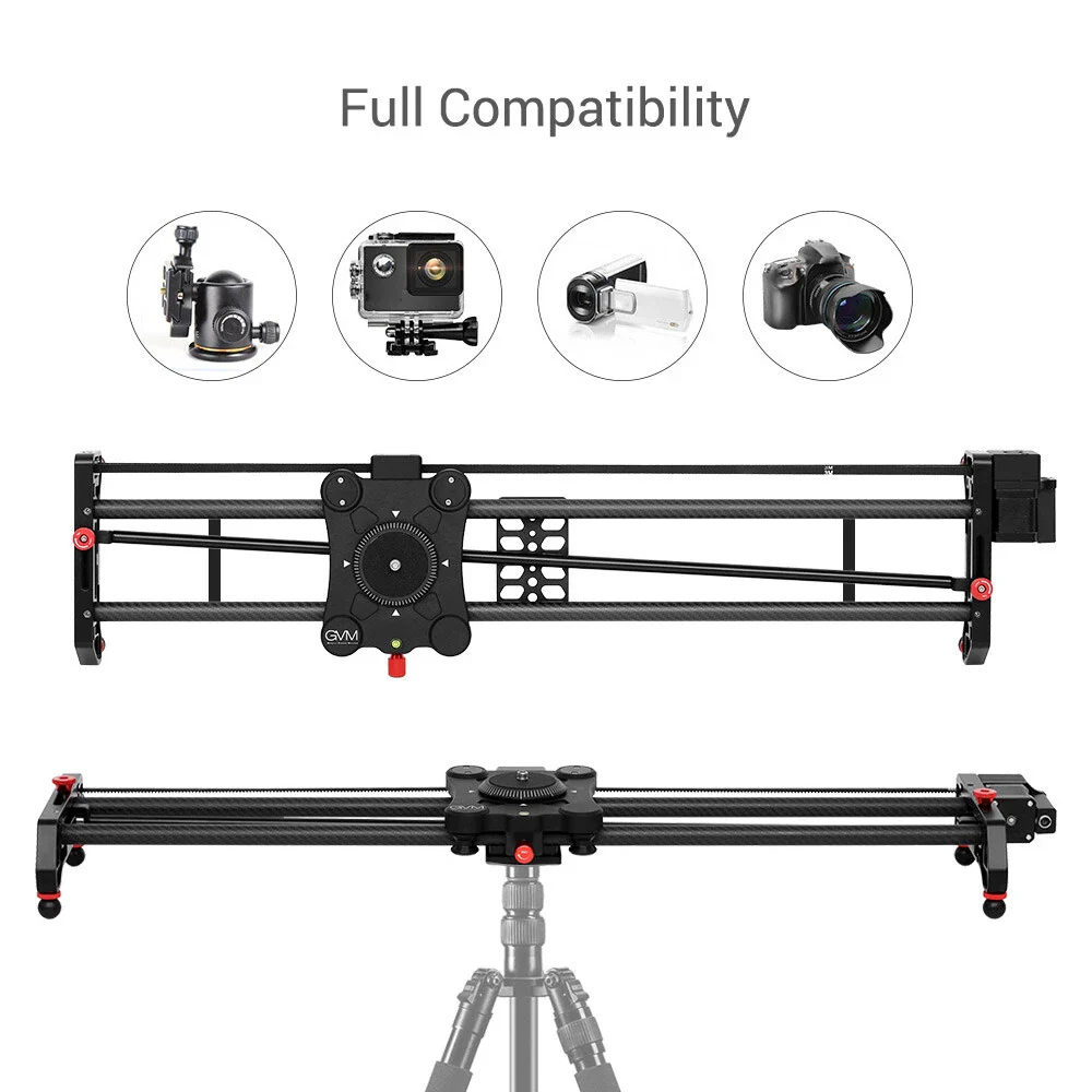 GVM 120cm Motorized Camera Slider Track Dolly for DSLR Camera & Camcorders - Image 5