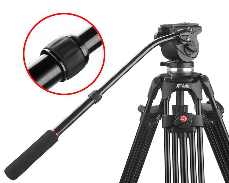 Jieyang JY-0508B 8KG Professional Fluid Head Camera Tripod - Image 2