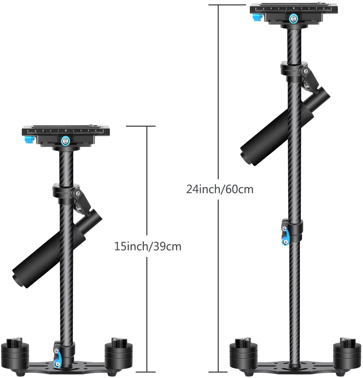 Neewer Carbon Fiber 24 inches/60 Centimeters Handheld Stabilizer - Image 6