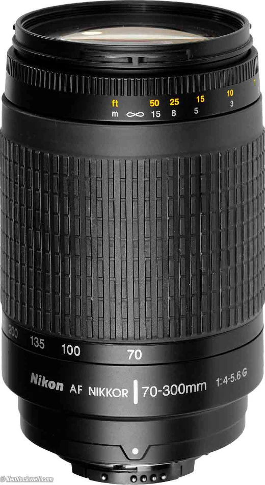 Nikon AF NIKKOR 70-300mm f/4-5.6 Lens (Used)