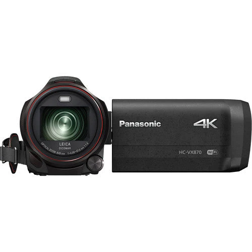 Panasonic HC-VX870K 4K Ultra HD Camcorder (Used) - Image 2