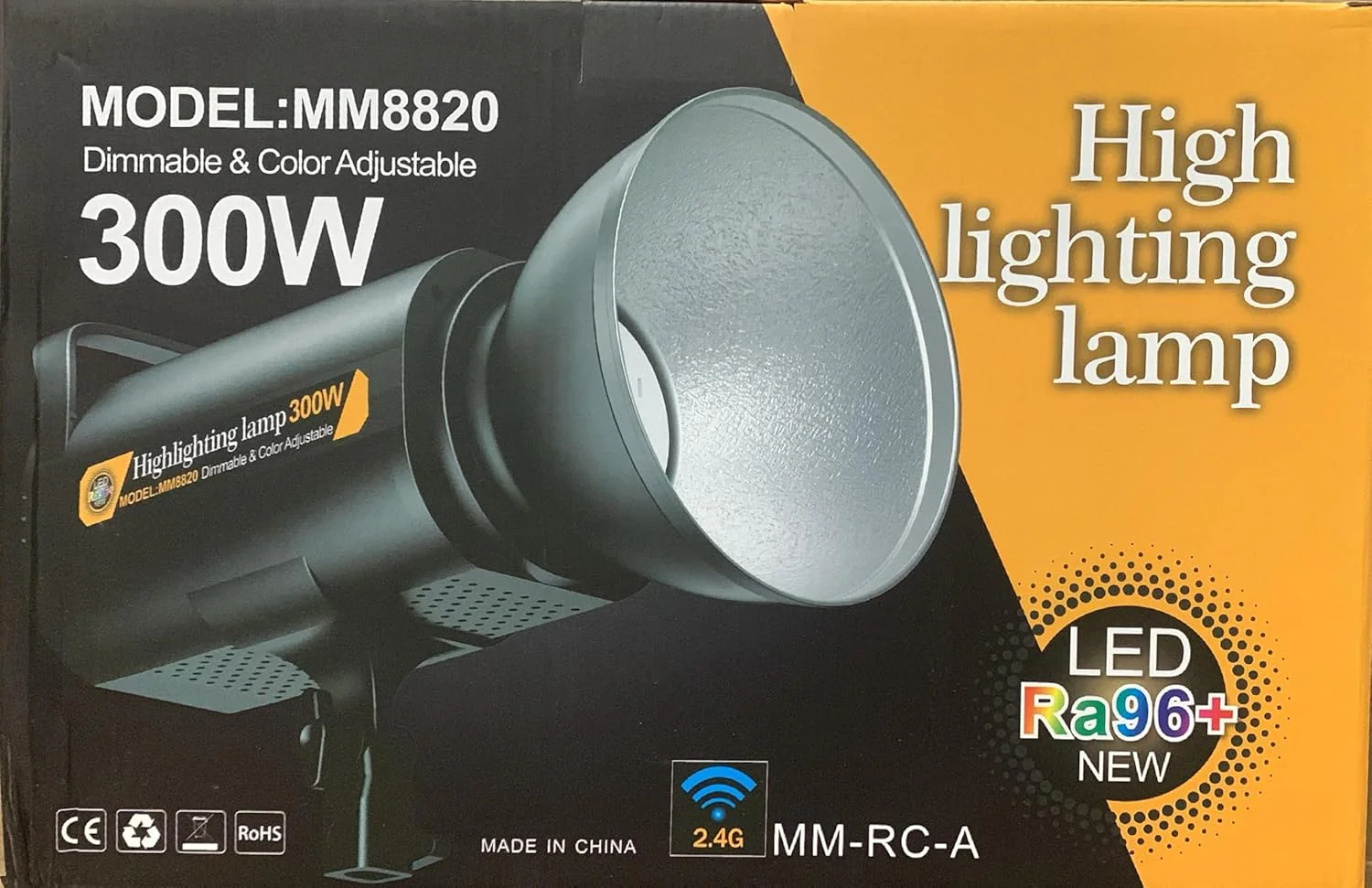 Professional 300W LED Video Light for Photo and Video Coverage - Image 3