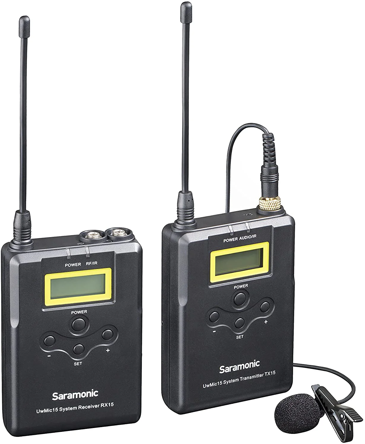 Saramonic UHF Wireless Lavalier Microphone System (UwMic15)
