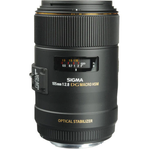 Sigma 105mm f/2.8 EX DG OS HSM Macro Lens for Canon EF (Used) - Image 2