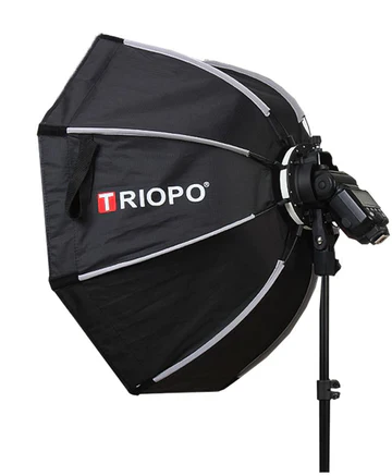 Triopo KS2-65cm Flash Studio Soft box Octagon Umbrella Portable Soft box with Carrying Bag - Image 3