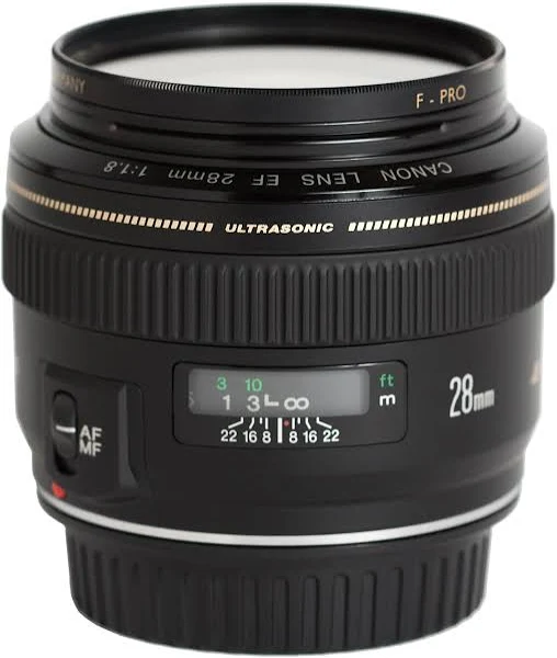 Used: Canon EF 28mm f/1.8 USM Lens - Image 2