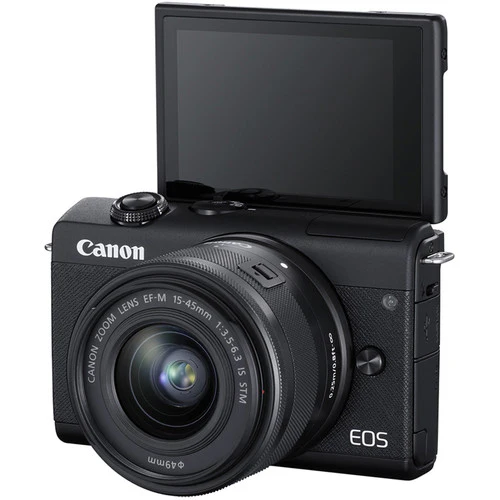 Used: Canon EOS M200 Mirrorless Digital Camera+ 15-45mm Lens - Image 2