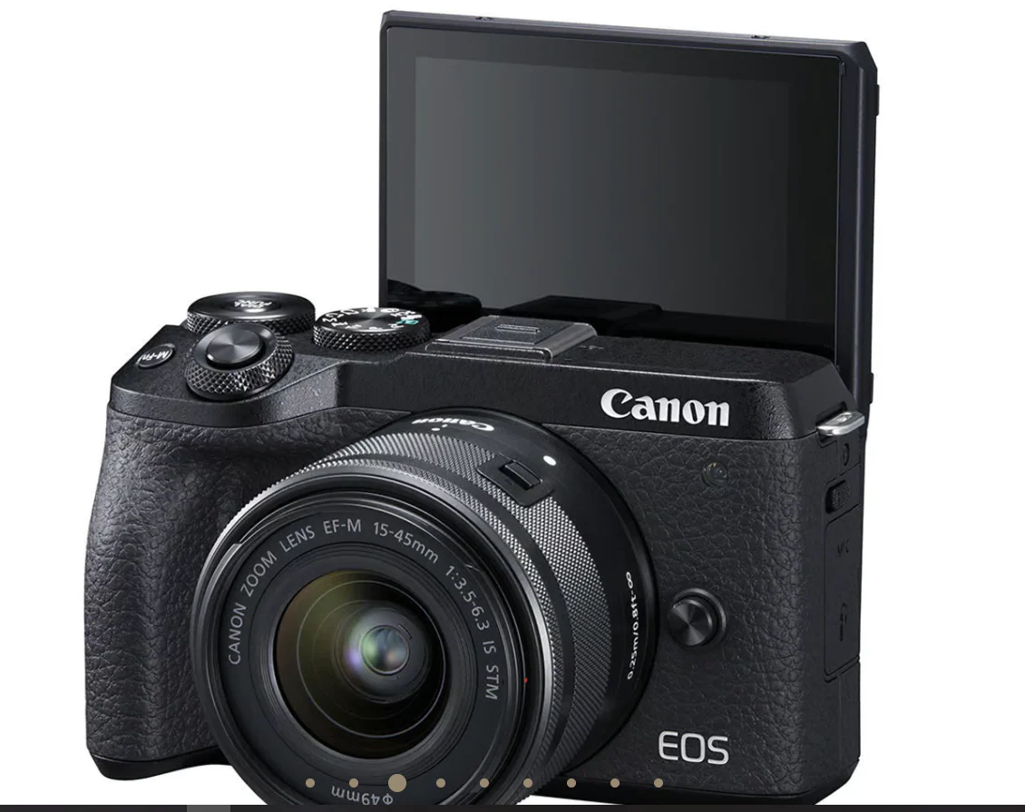 Used: Canon EOS M6 Mark II + 15-45mm – Mirrorless Camera Kit - Image 2