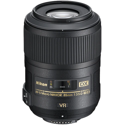 Used: Nikon AF-S 85mm f/3.5G VR DX Macro Lens