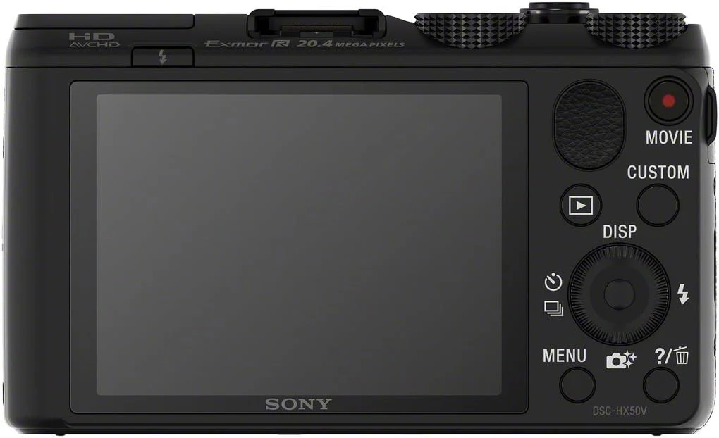 Used: Sony Cyber-shot DSC-HX50V 20.4MP Digital Camera -Black - Image 3