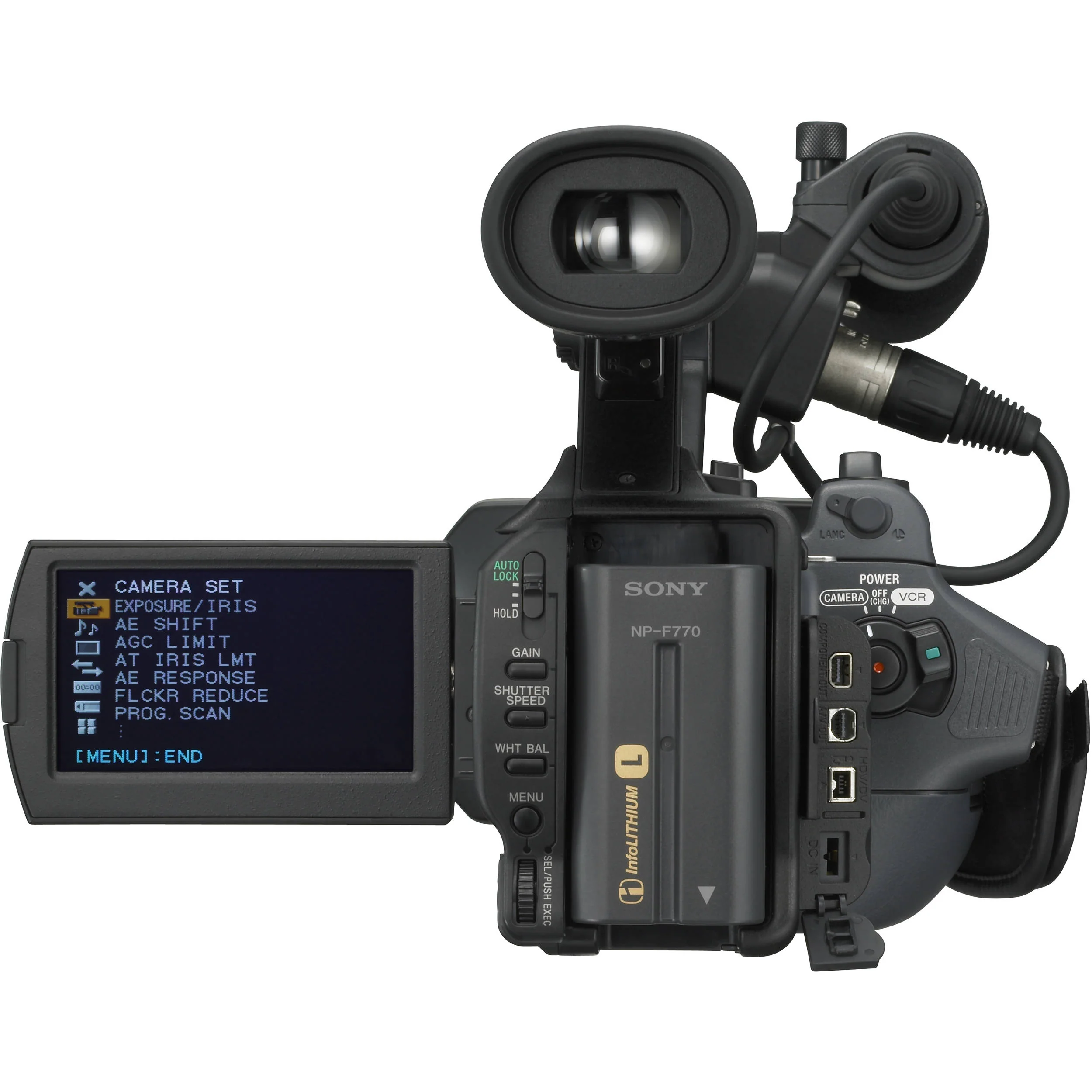 Used Sony HVR-Z7 HDV Camcorder with MRC-1 Recorder - Image 4