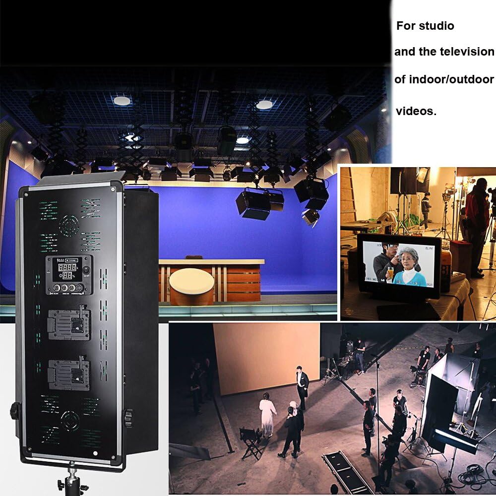 Yidoblo Slim D-3100II Bicolor High Power 3068 LED Photography Continuous Lighting Panel, 200W 20000 Lumen , DMX Compatible - Image 5