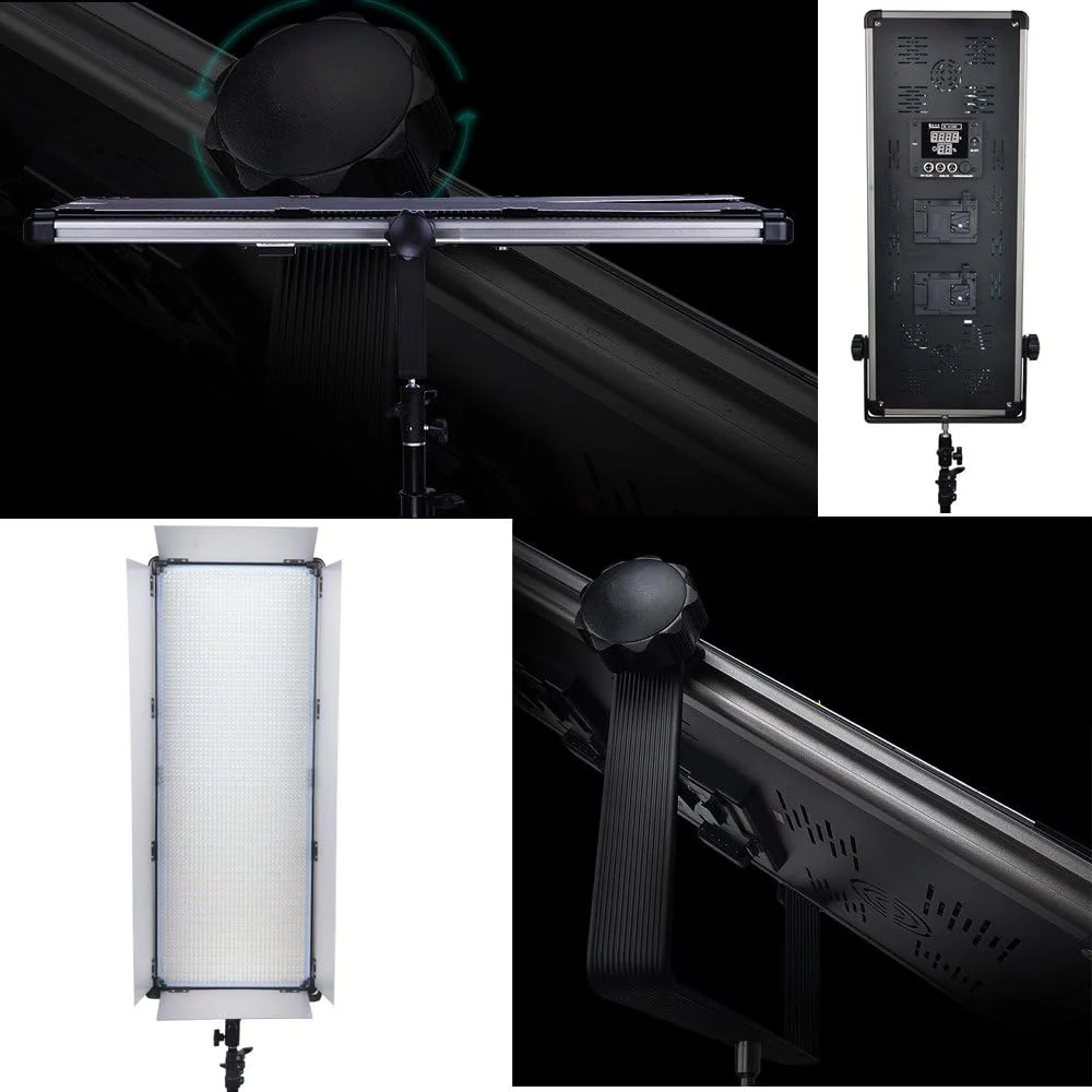 Yidoblo Slim D-3100II Bicolor High Power 3068 LED Photography Continuous Lighting Panel, 200W 20000 Lumen , DMX Compatible - Image 7